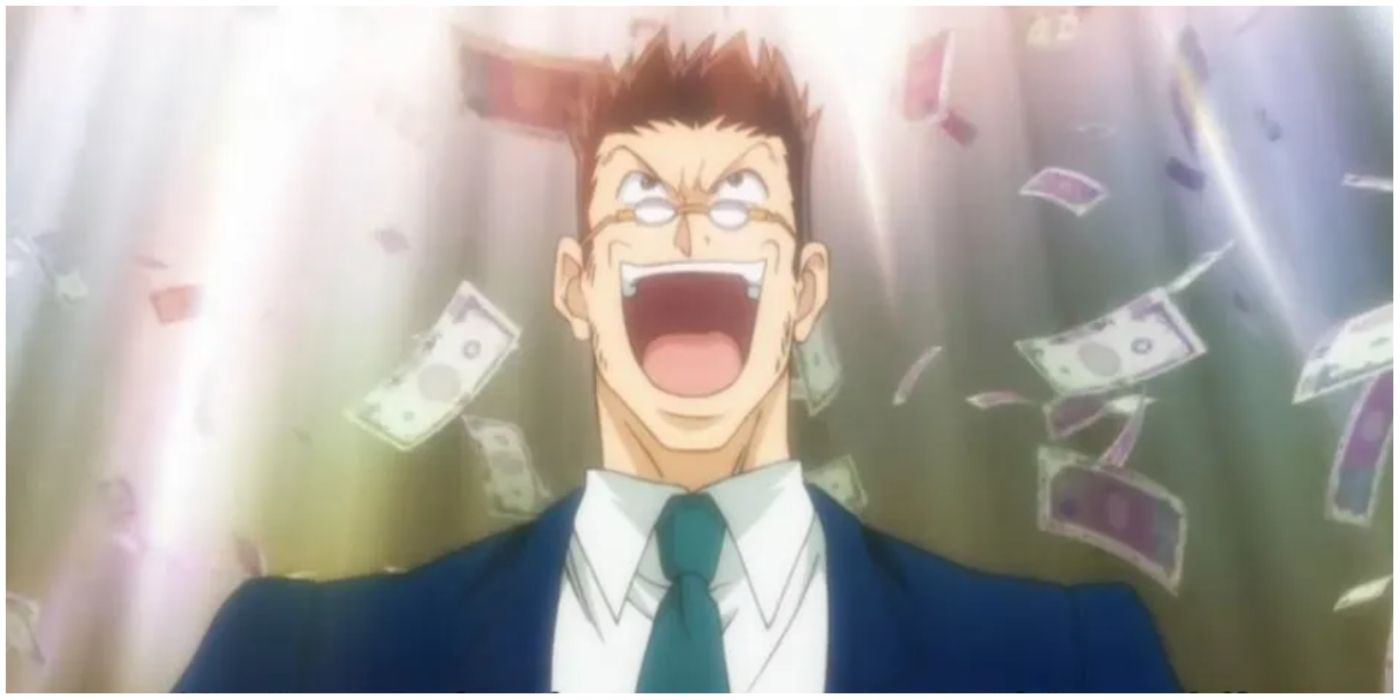 Leorio Laughing At The Thought Of Money