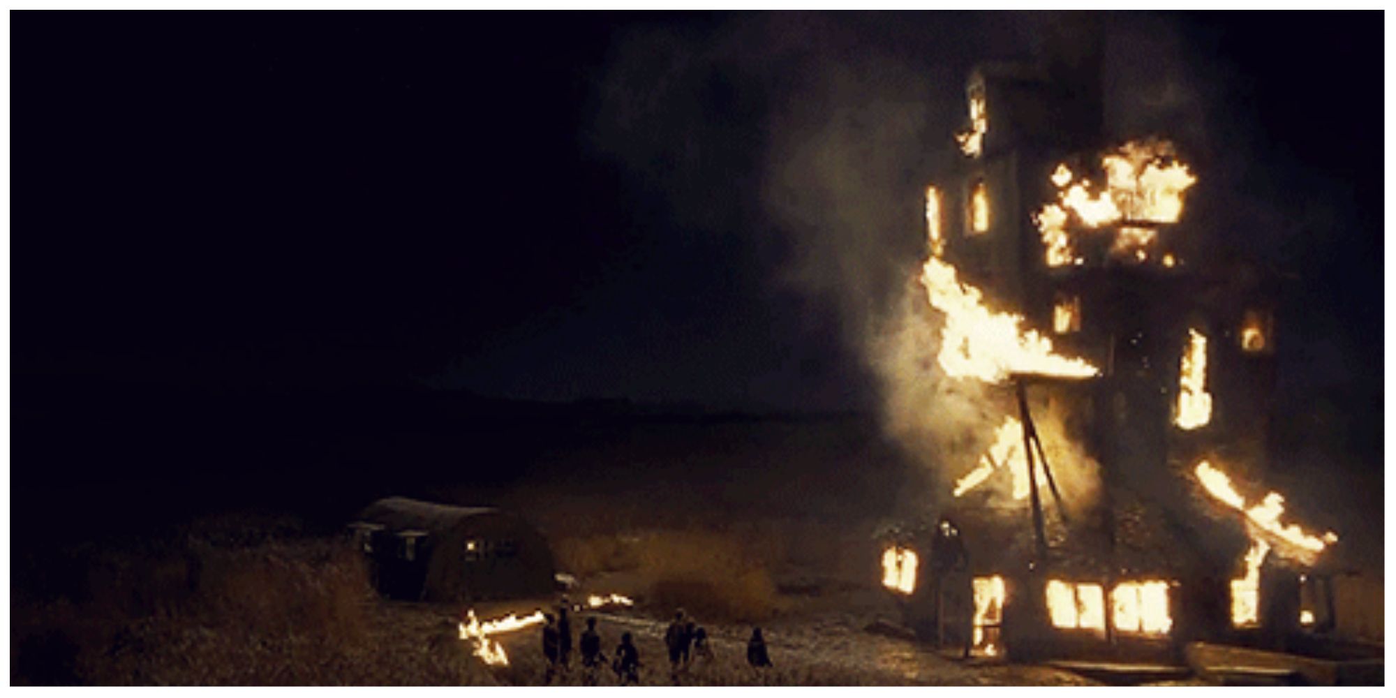 The Burning of the Burrow in Harry Potter and the Half Blood Prince
