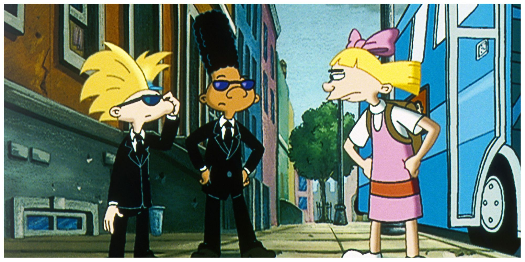 Arnold, Gerald, and Helga in Hey Arnold The Movie (2002)