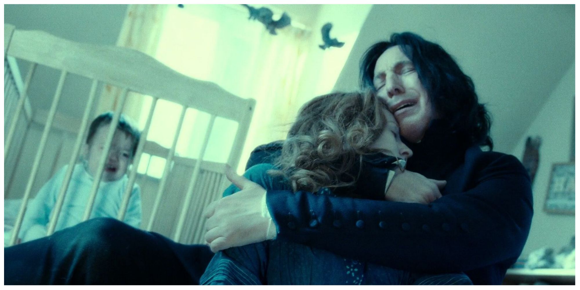 Severus Snape and Lily Potter in Deathly Hallows Part 2
