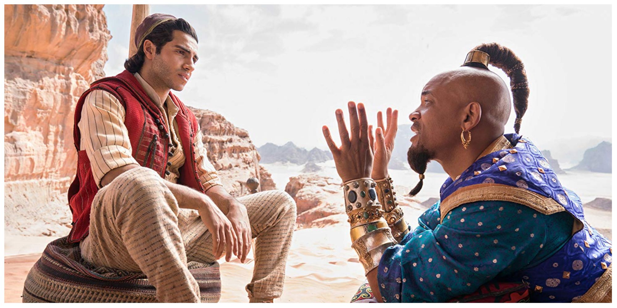 Aladdin and Genie in Aladdin (2019)