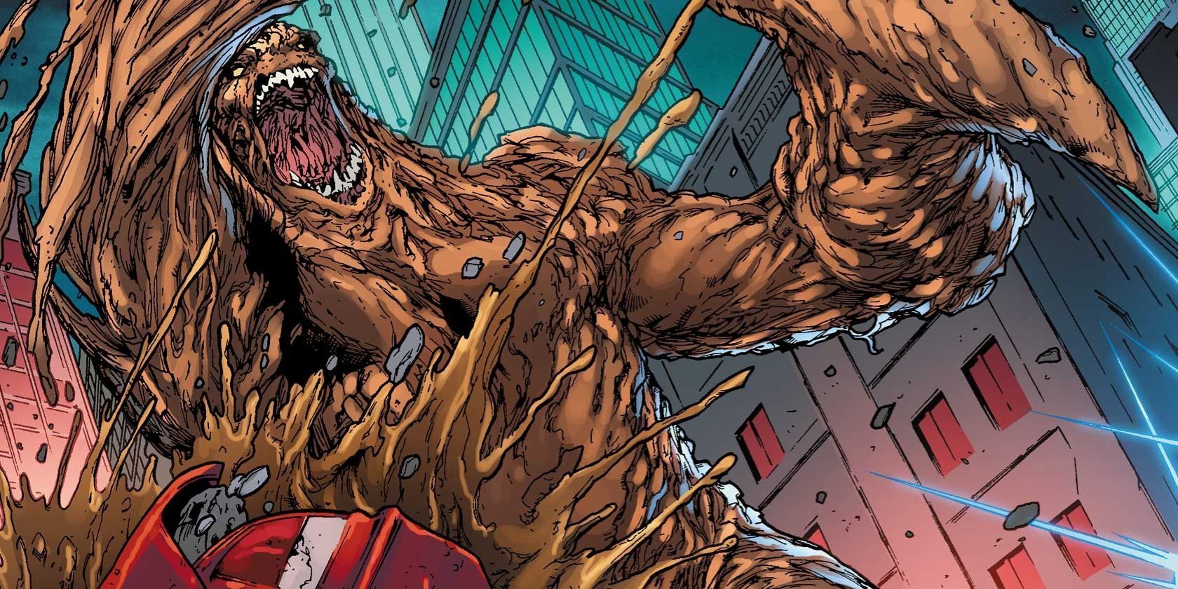 Basil Karlo AKA Clayface attacking Gotham City in DC Comics