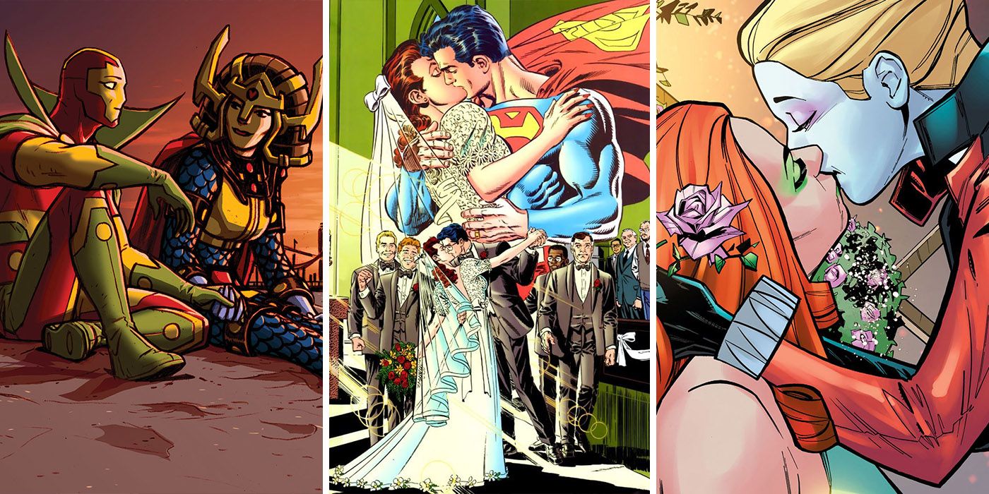 Superman and Lois, Harley and Ivy and other DC married couples