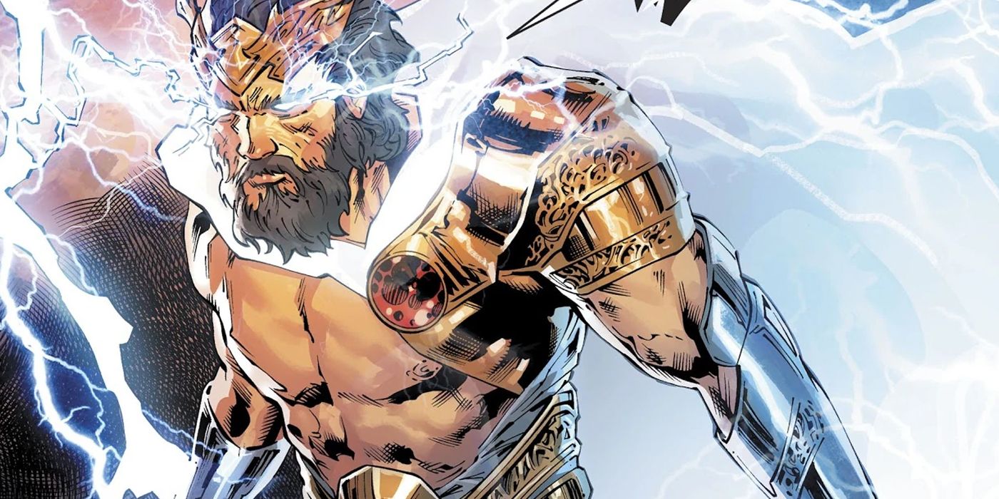 DC's Zeus using his lightning