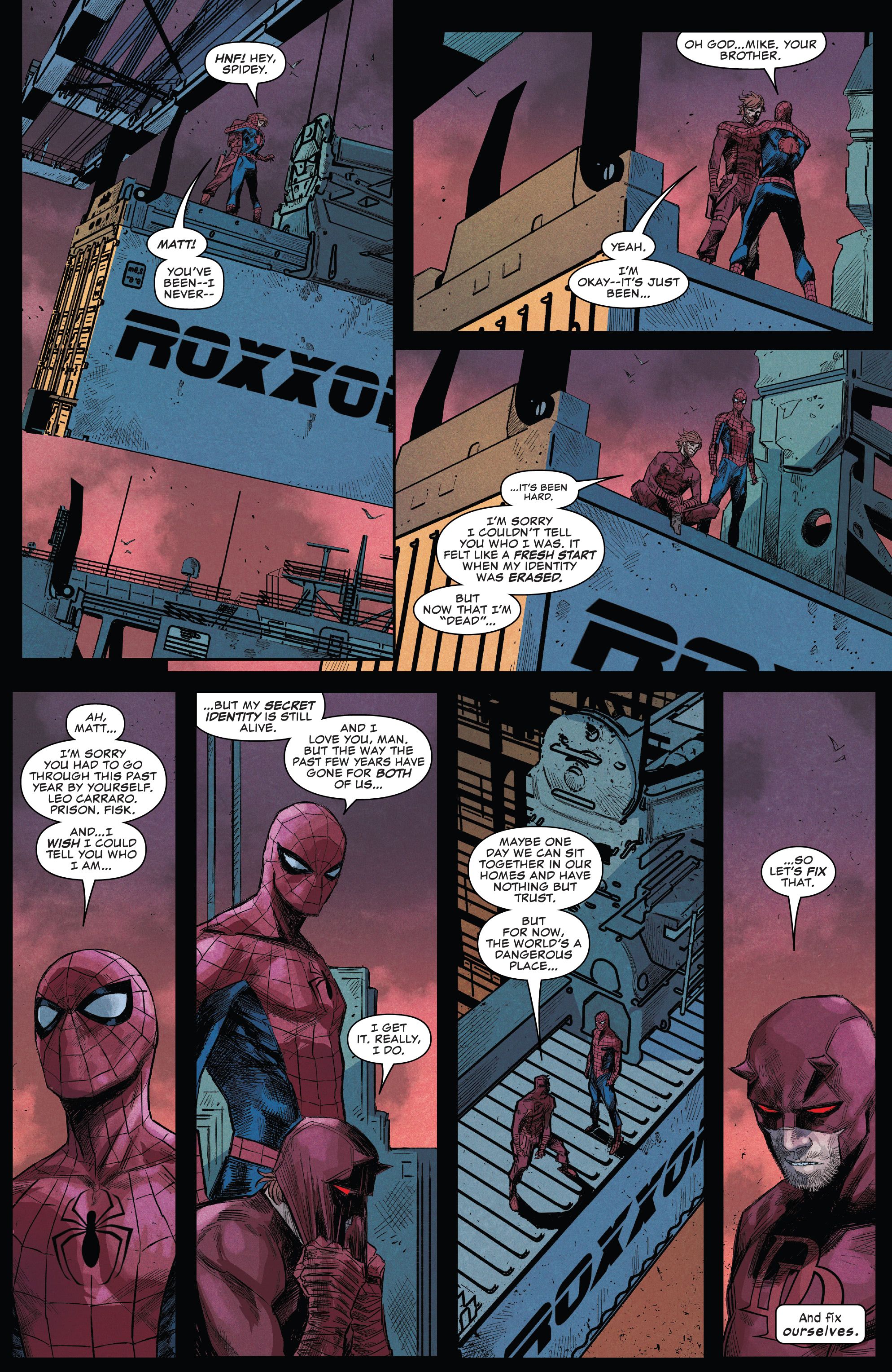 Daredevil Just Trusted His Biggest Secret to Spider-Man