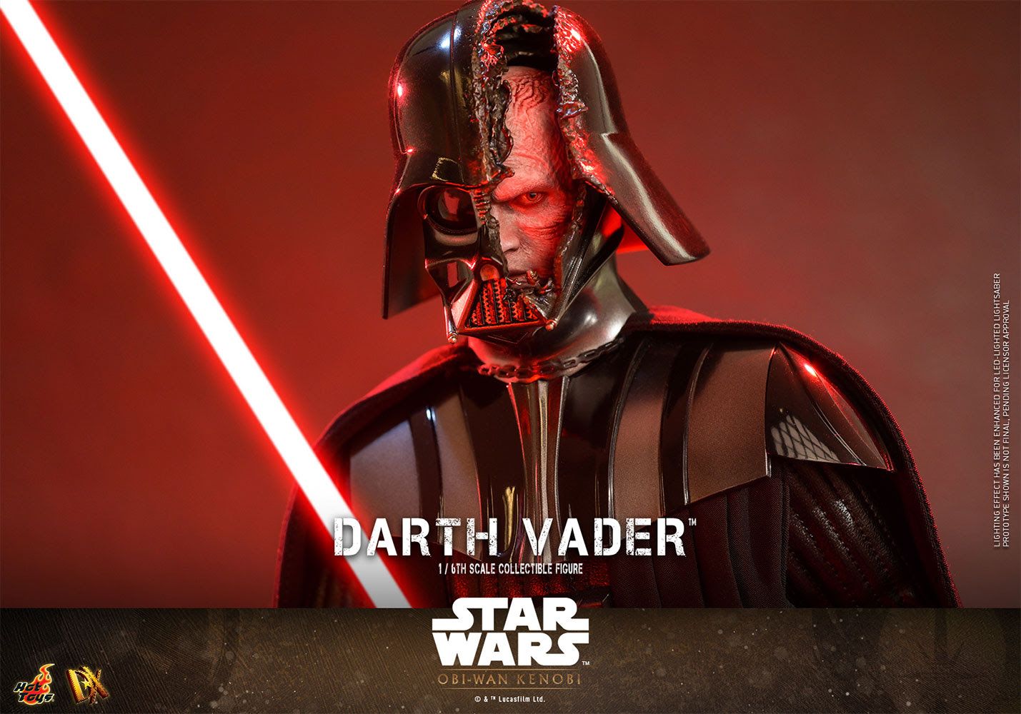 Obi-Wan Kenobi's Battle-Damaged Darth Vader Rises at Hot Toys