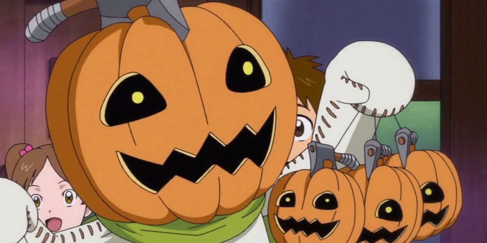 Anime Digimon Pumpkinmon