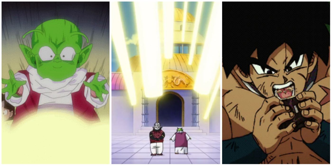 Dragon Ball Retcons Dragon Balls Hyperbolic Time Chamber Broly Trio Header