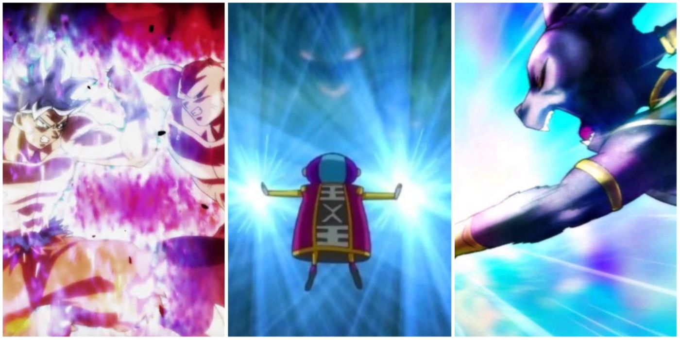 Dragon Ball Super Overpowered Scenes Jiren Zeno Beerus Trio Header