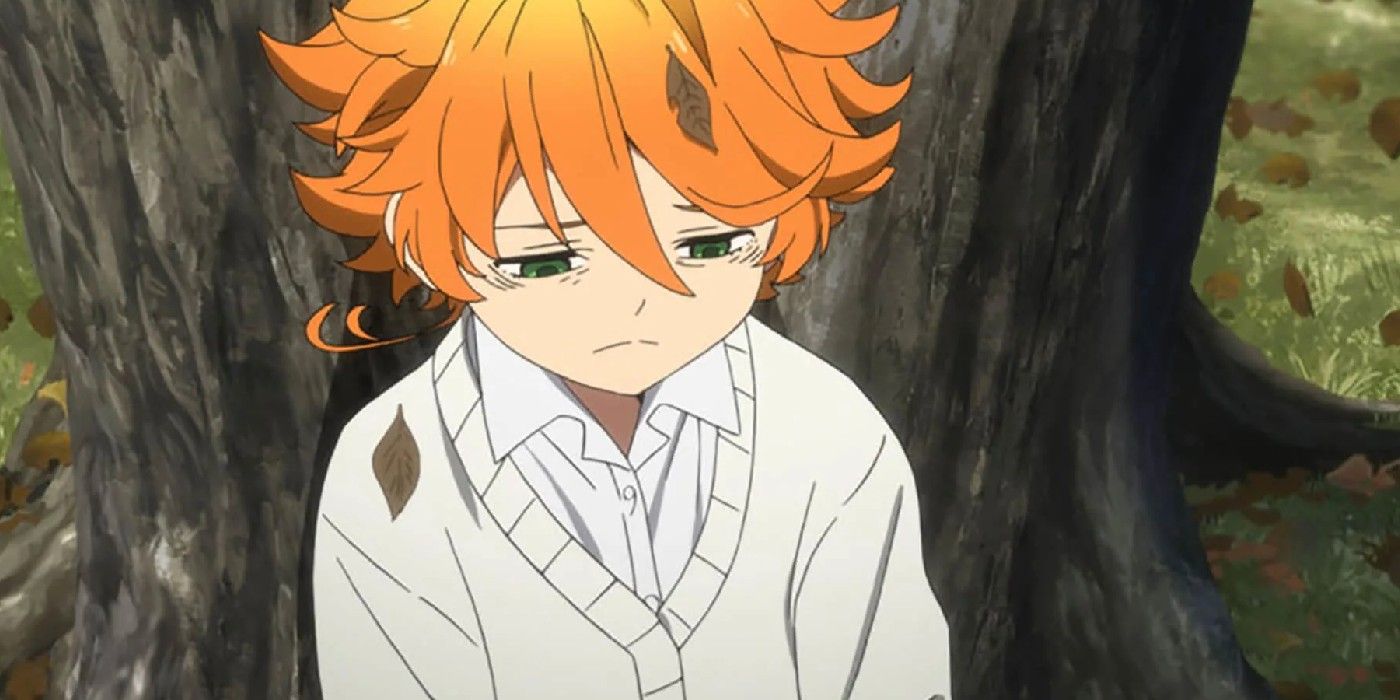 Emma acts catatonic in The Promised Neverland.