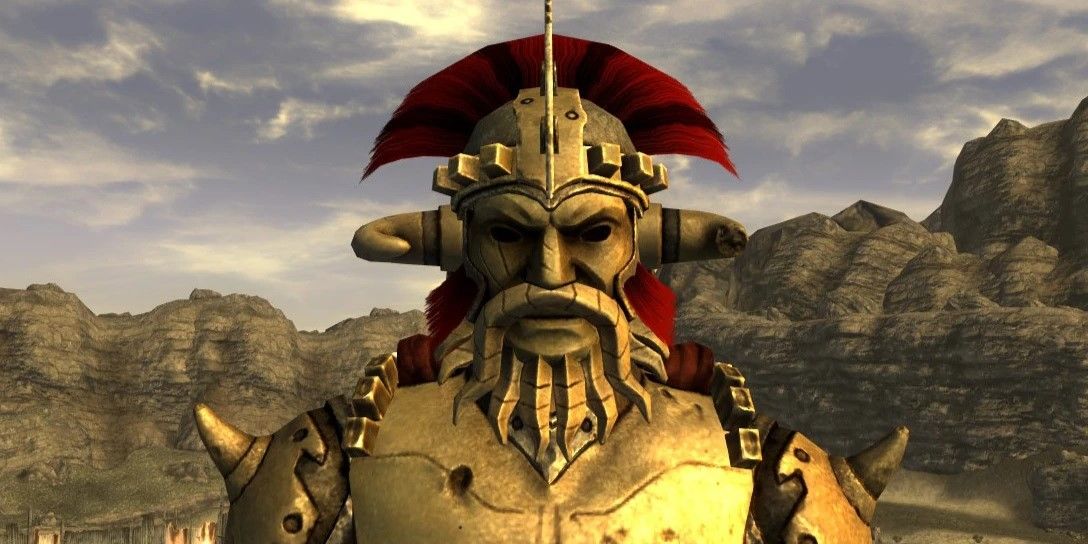 Legate Lanius in full armor from Fallout: New Vegas.