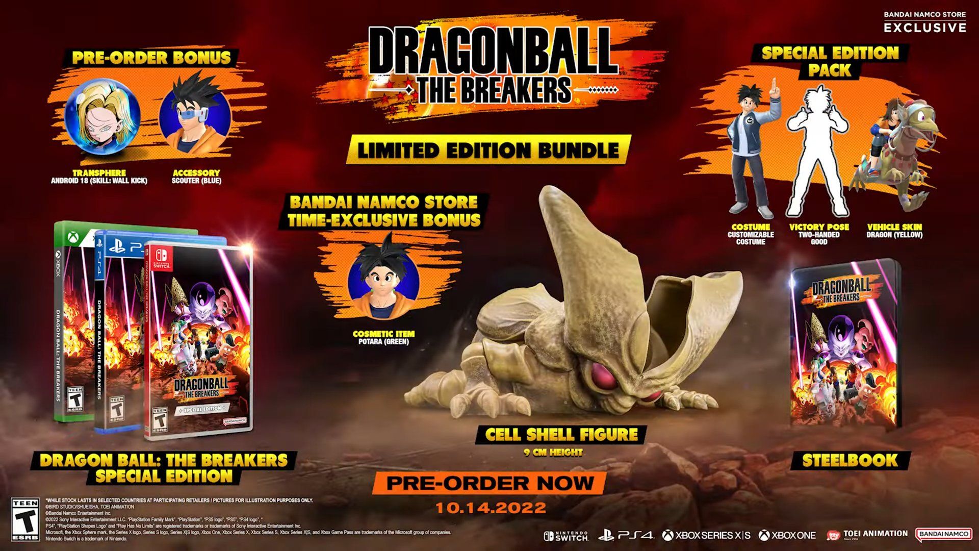 BANDAI NAMCO GAMES - Dragon Ball: The Breakers (Special Edition) for Sony Playstation  PS4