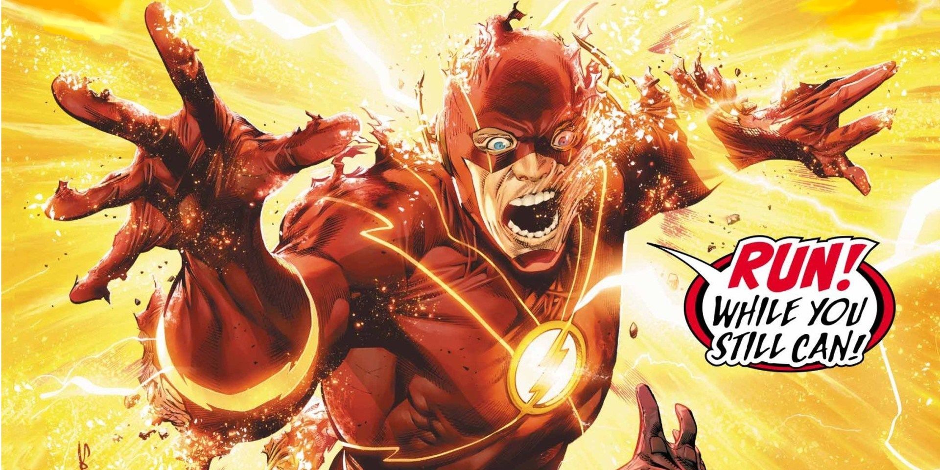 Flash Disappears into the Speed Force on the cover of Issue 79.