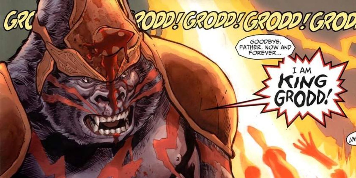 Gorilla Grodd wears armor and defeats Flash in DC Comics