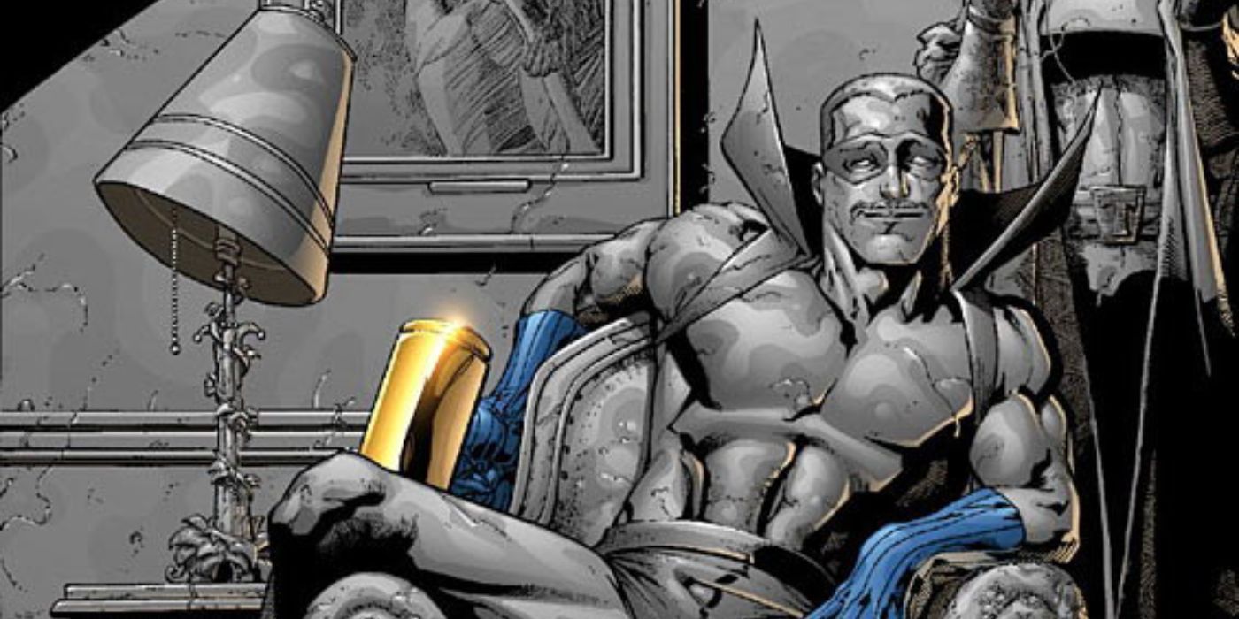 Grey Gargoyle lounges in Marvel Comics
