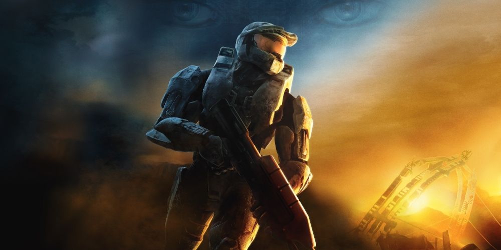 Master Chief on the iconic cover image of Halo 3