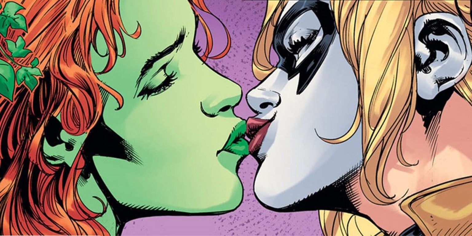 Harley Quinn and Poison Ivy Kiss