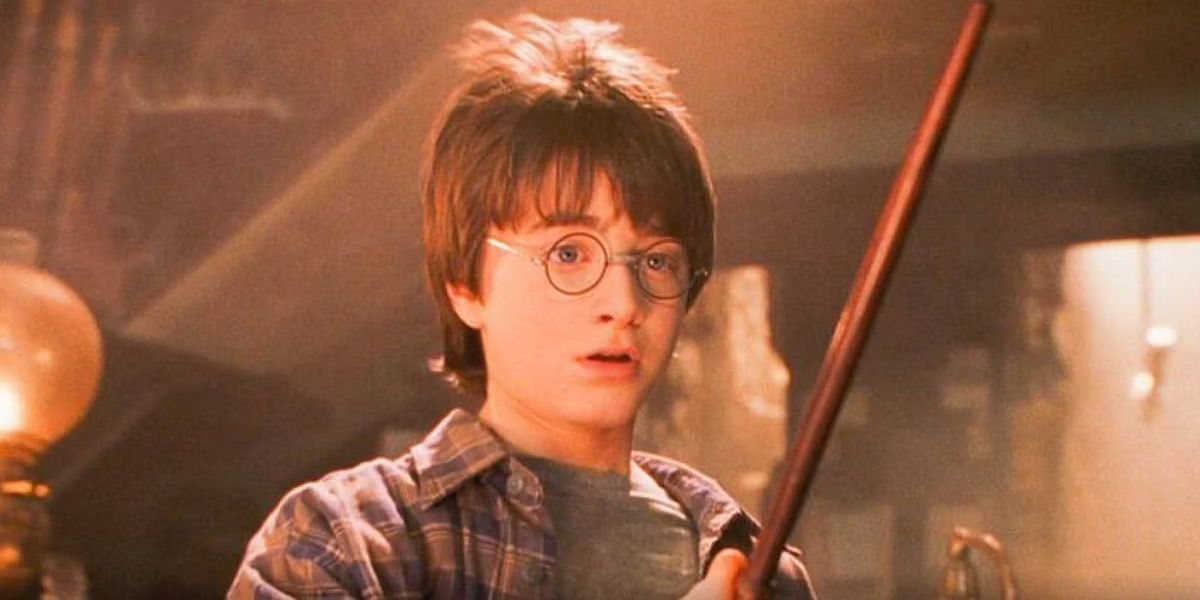 Harry Potter gets his wand in Harry Potter and the Sorcerer's Stone