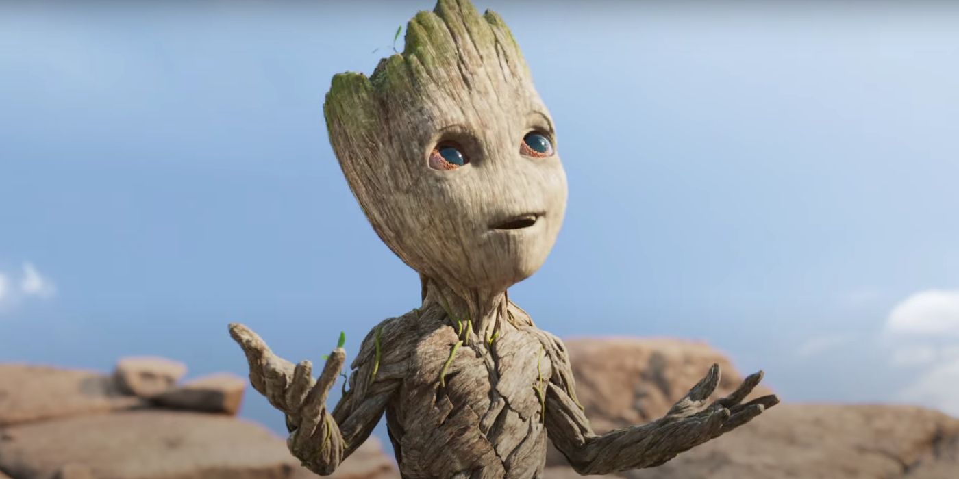 Groot in the I Am Groot trailer