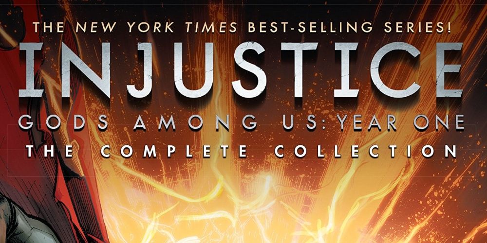 The complete first year collection for the Injustice: Gods Among Us comic book