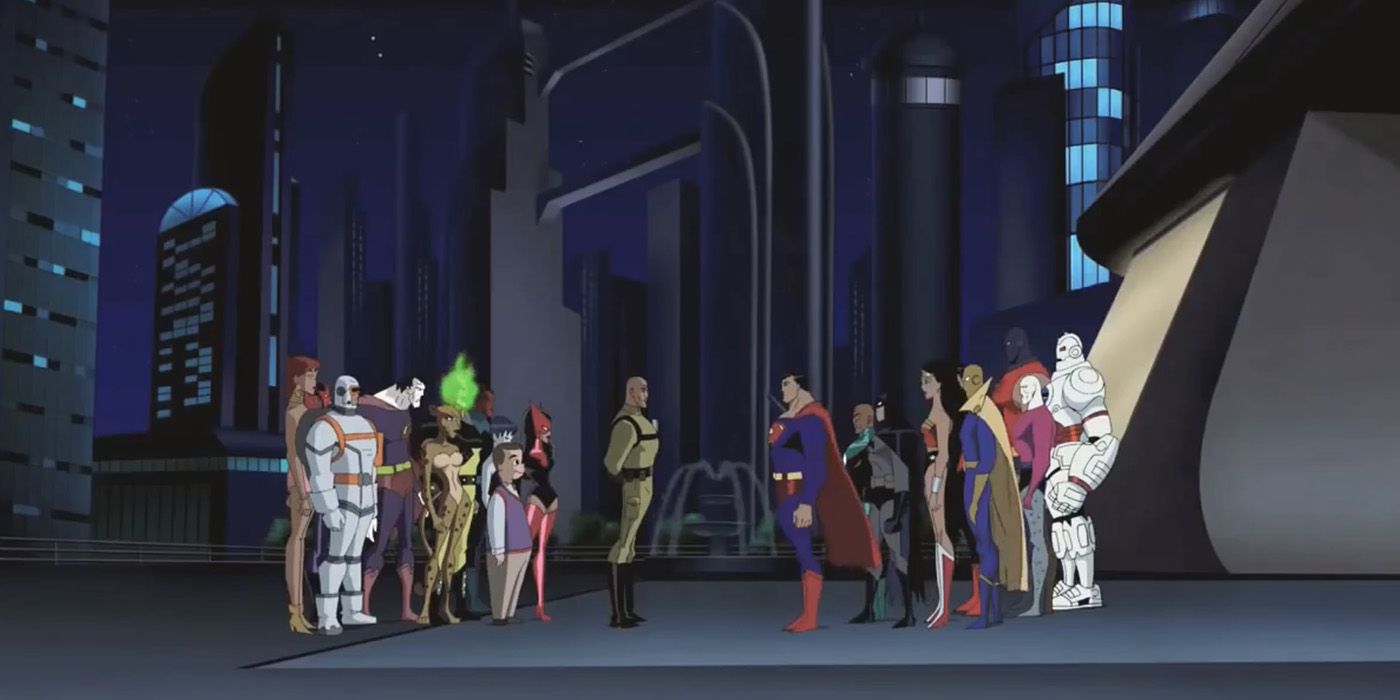 The Injustice and Justice Leagues face each other