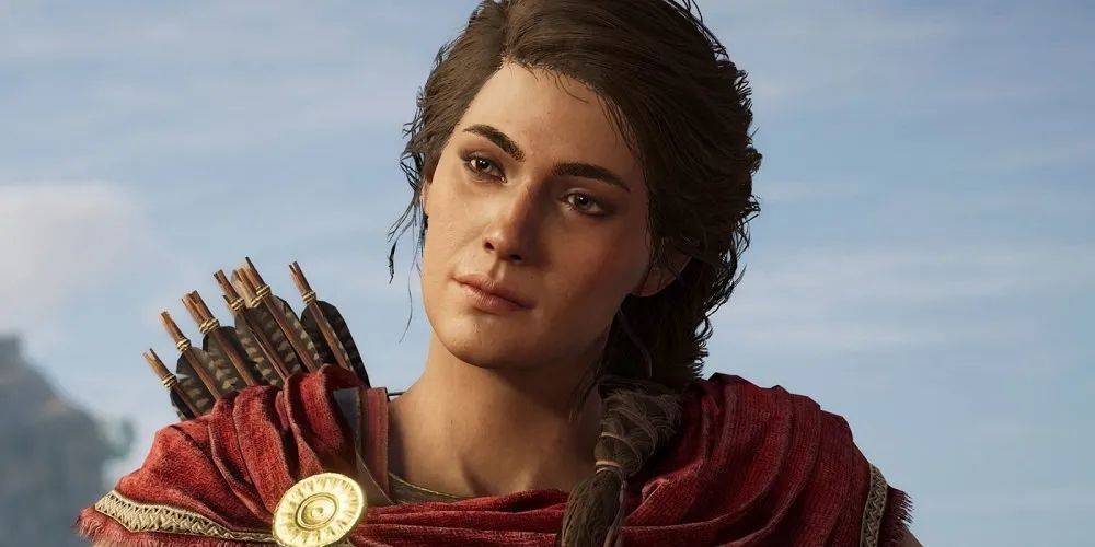 Kassandra, the female protagonist of Assassin's Creed: Odyssey game