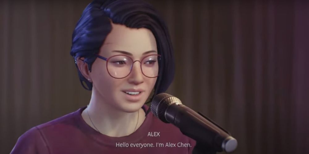 Alex Chen performing as a touring musician in Life is Strange: True Colors