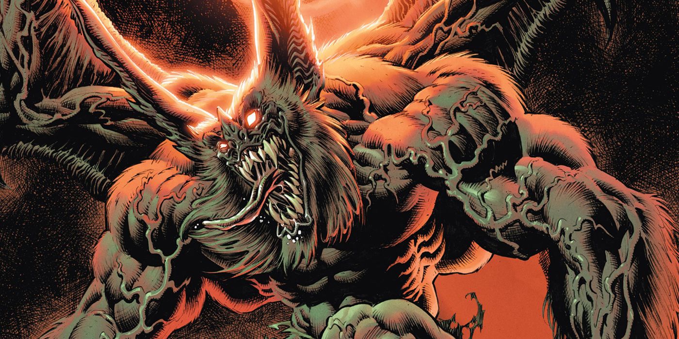 Man-Bat turns into a hulking monster in Batman Comics.