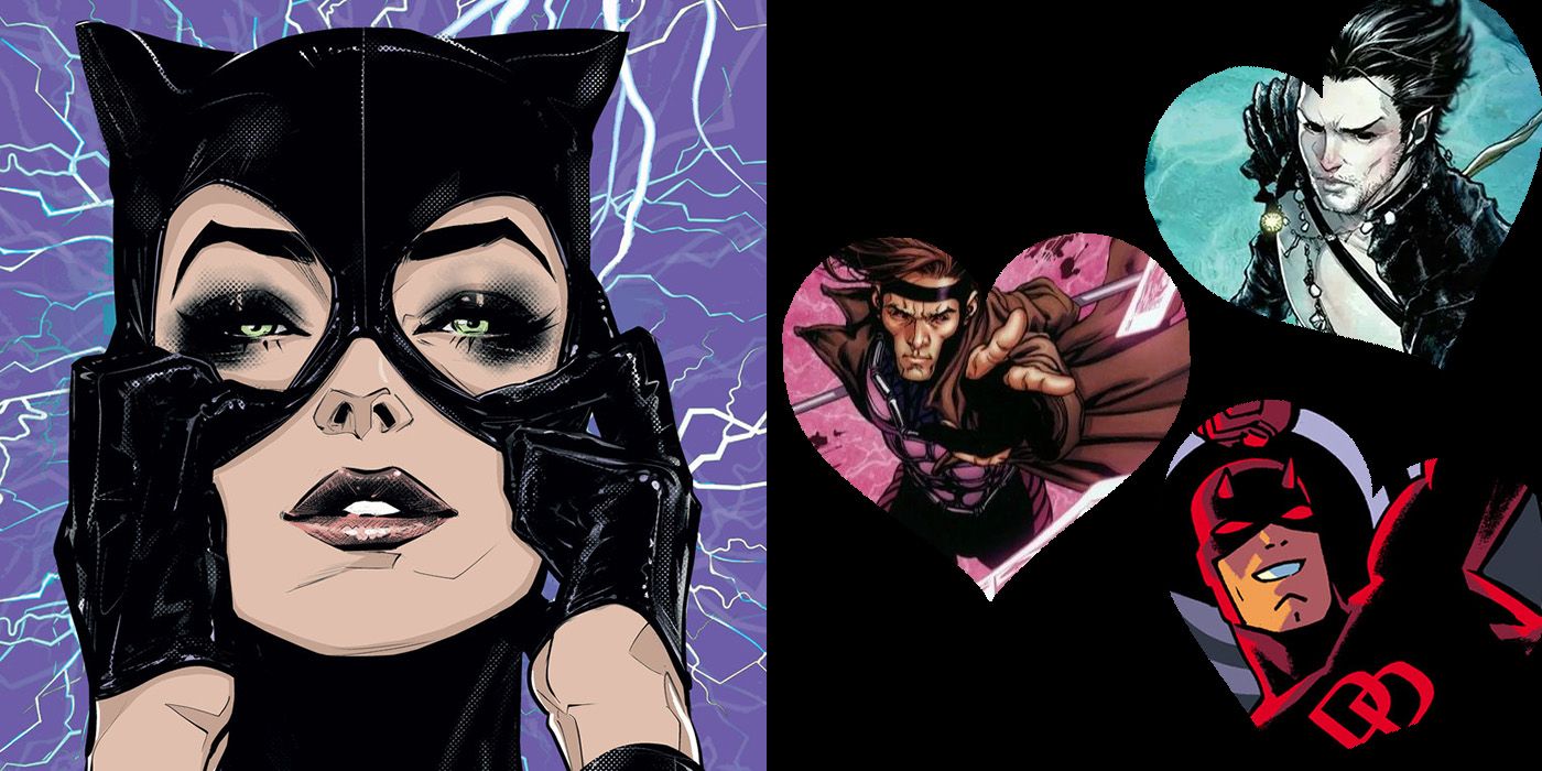 Catwoman Loves Daredevil, Gambit, and Namor