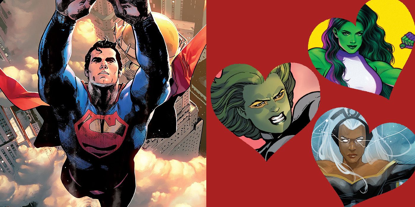 Superman Loves Gamora, She-Hulk and Storm
