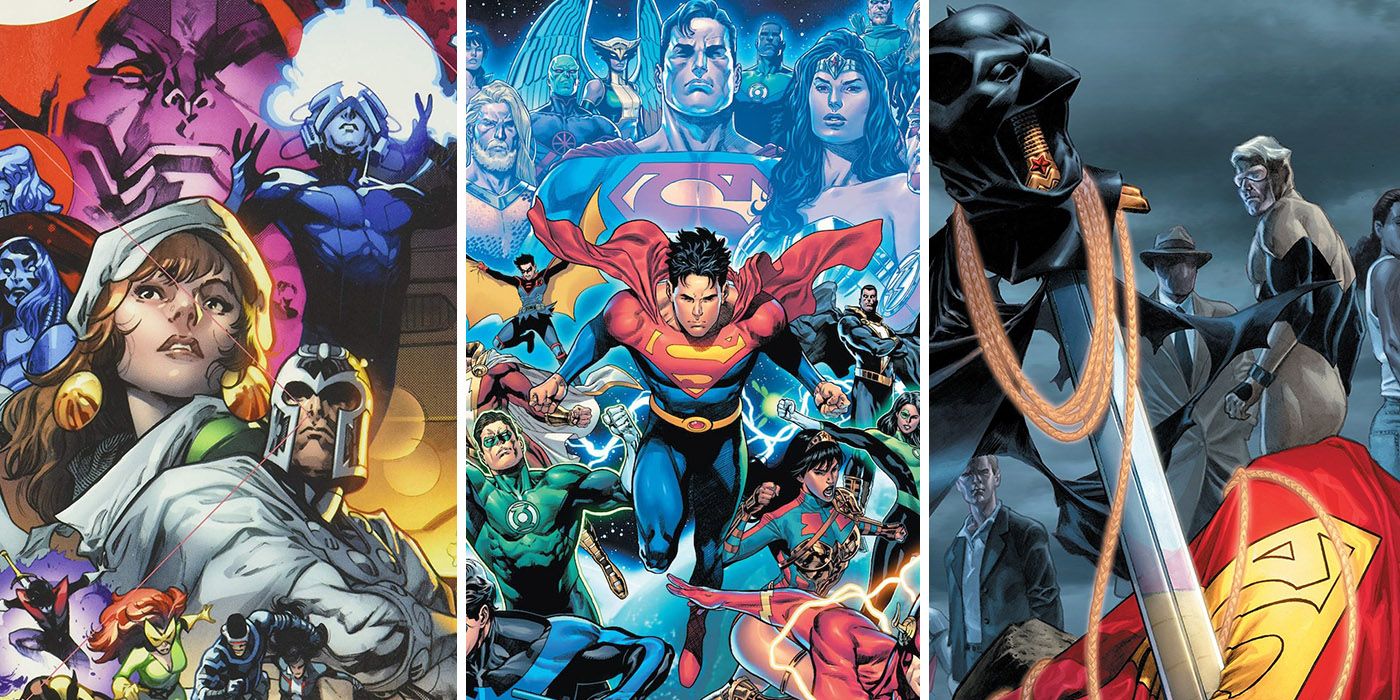 Dark Crisis, House of X, and 52 are large-scale comic events