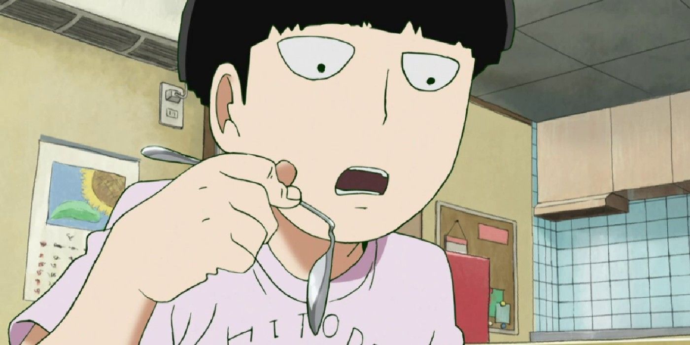 Mob Bends A Spoon In Mob Psycho 100
