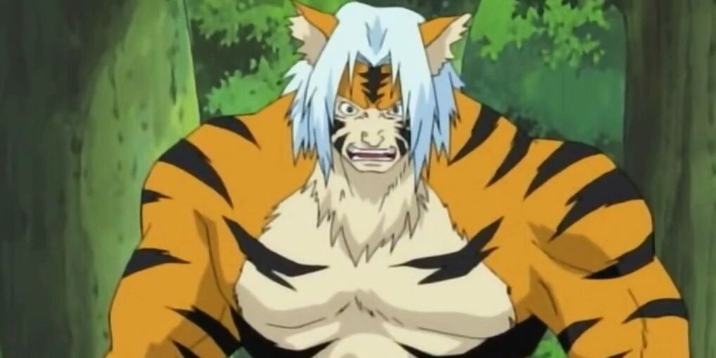 Mizuki Looks Crazed In His Tiger Form, Naruto