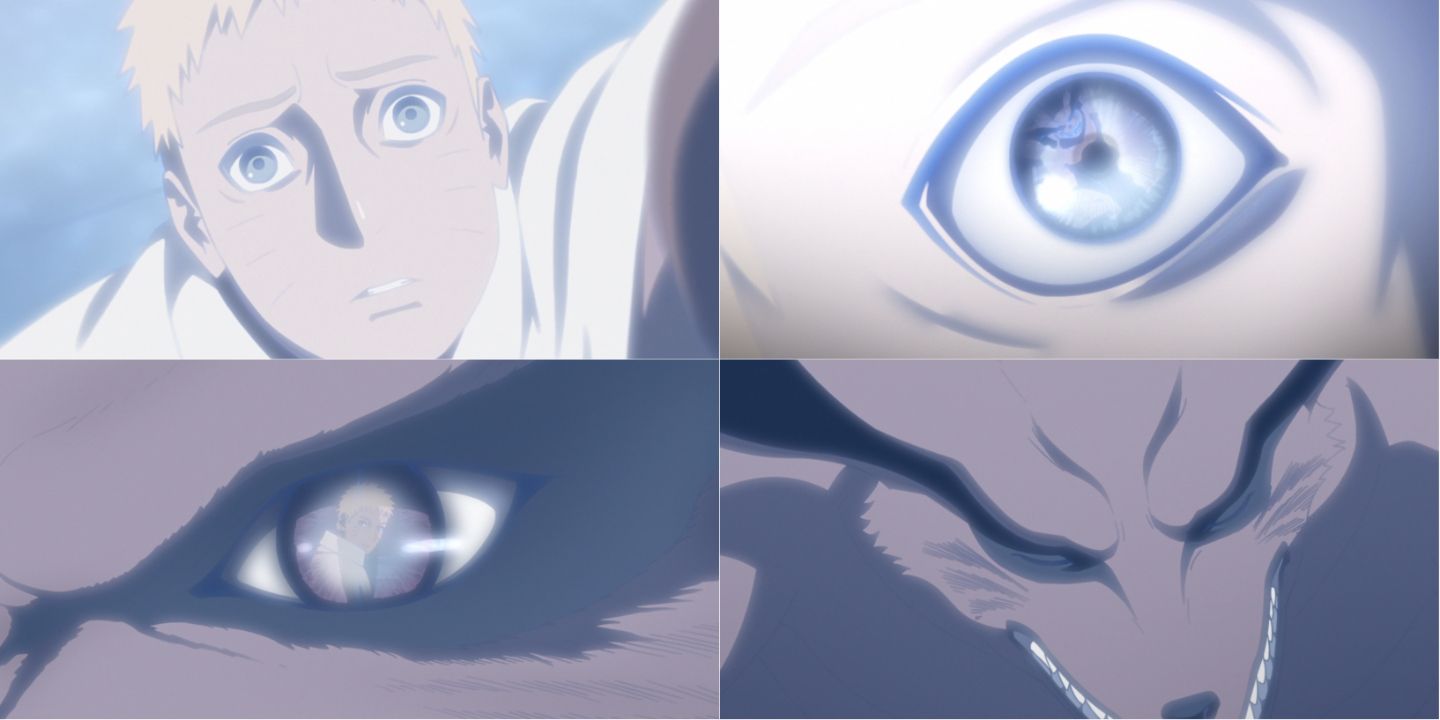 Naruto and Kurama's death from Boruto