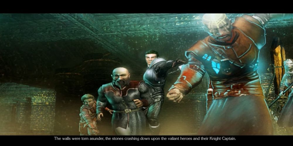 The Knight-Captain and his allies become trapped in the Fortress in Neverwinter Nights 2 Ending