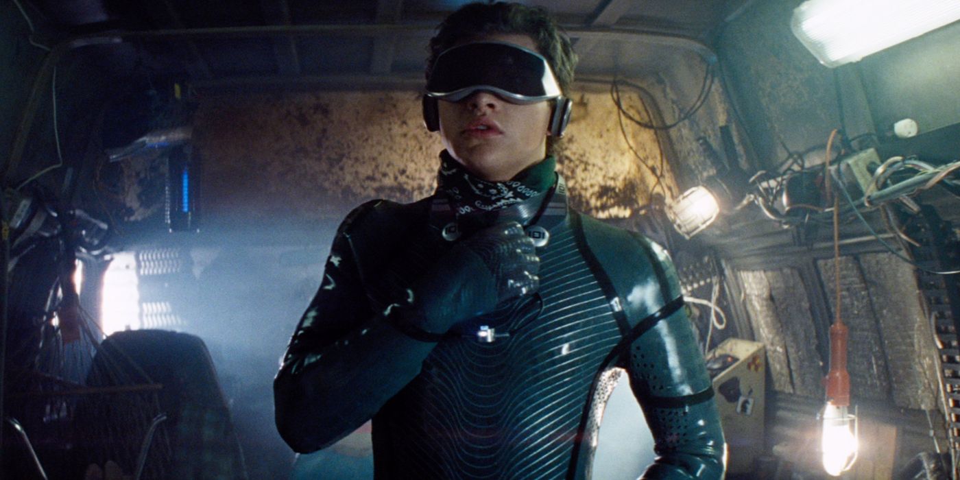 Percival wearing a Haptic Bodysuit in Ready Player One