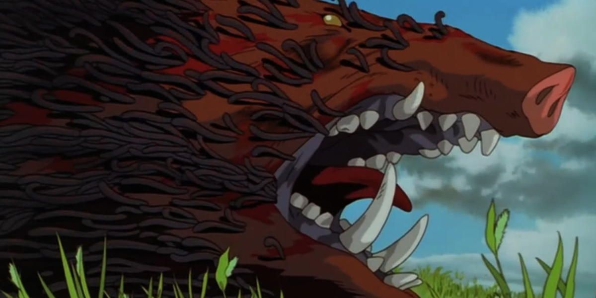 Princess Mononoke Lord Nago turning into a demon