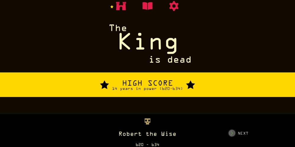 A dead king in Reigns game.