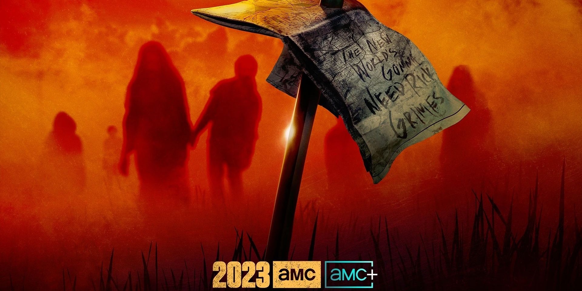 Rick & Michonne spinoff poster for The Walking Dead