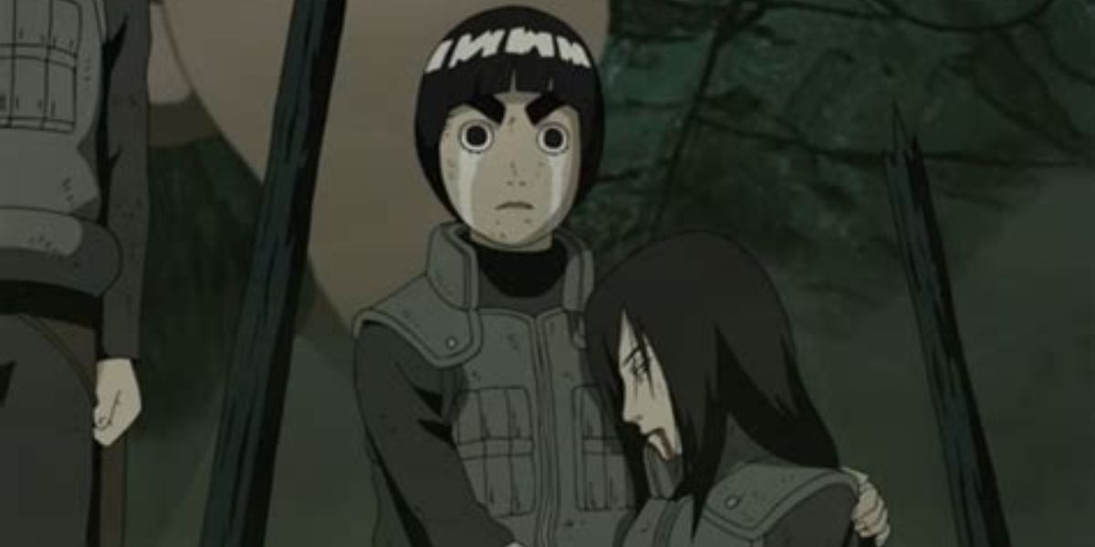Rock Lee and Neji from Naruto Shippuden.