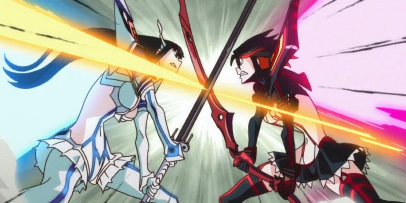 Ryuko and Satsuki clash in Kill La Kill.