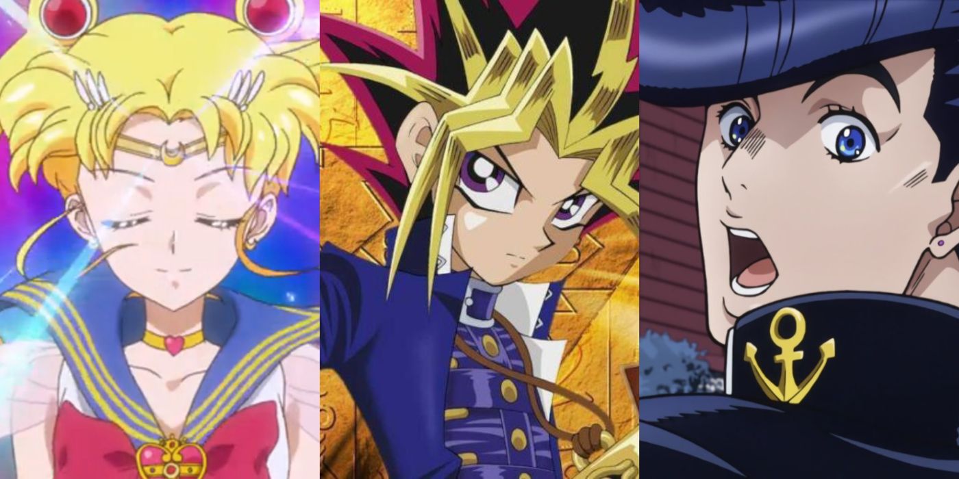 Sailor Moon Yugi Muto and Josuke Higashikata