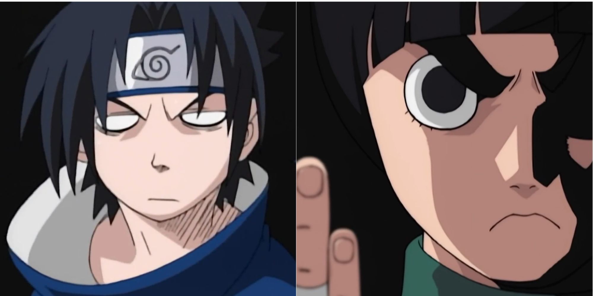 SASUKE UCHIHA VS ROCK LEE - SHARINGAN CONTRA PURO TAIJUTSU