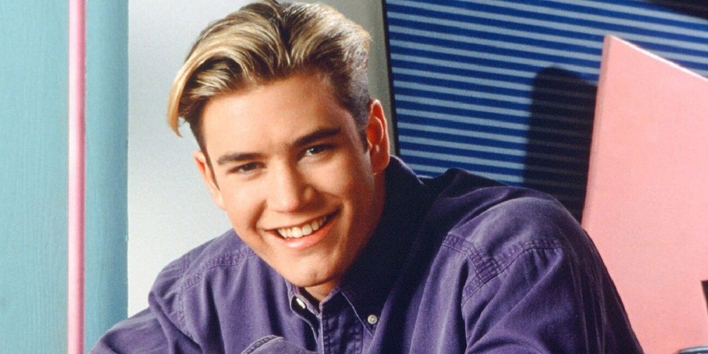 Saved by the Bell's protagonist Zack Morris smiling.