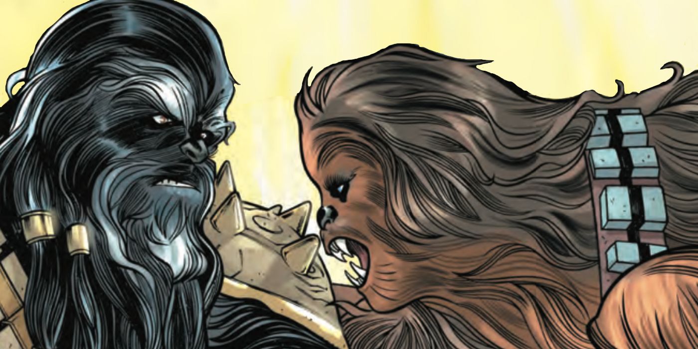 Star Wars Reveals a Surprising Secret About Chewbacca And His Rival Wookie