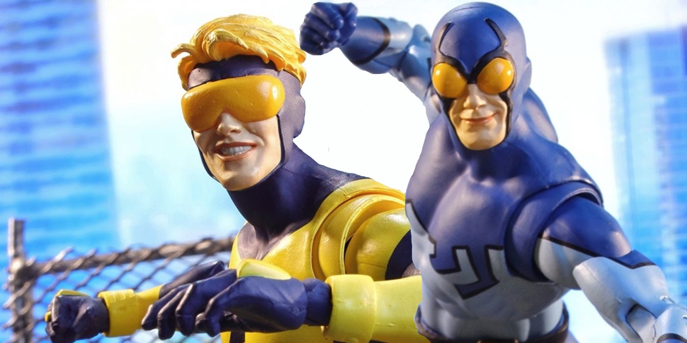 Booster Gold and Blue Beetle Are a Perfect Duo in This McFarlane Toys Set