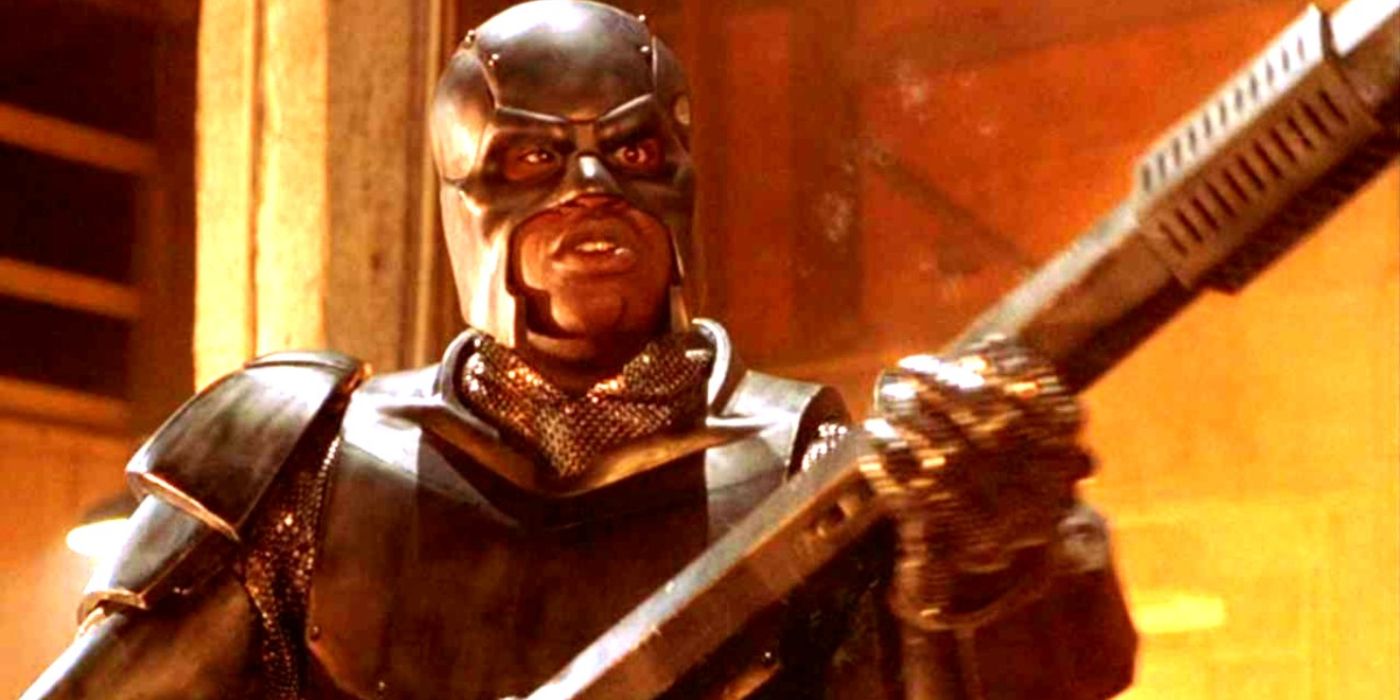 Shaquille O'Neal as the titular hero Steel from the 1997 film adaptation.