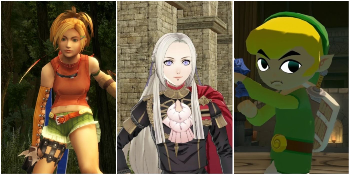 Small video game characters who are surprisingly fierce list featured image Rikku Final Fantasy X, Edelgard Fire Emblem: Three Houses, Link The Legend of Zelda: Wind Waker