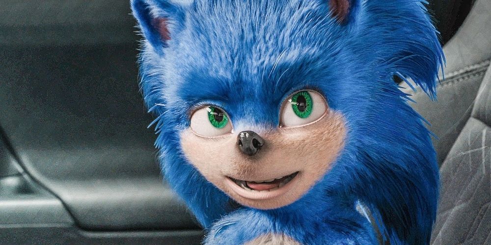 The much-hated original appearance for Sonic the Hedgehog in the movie