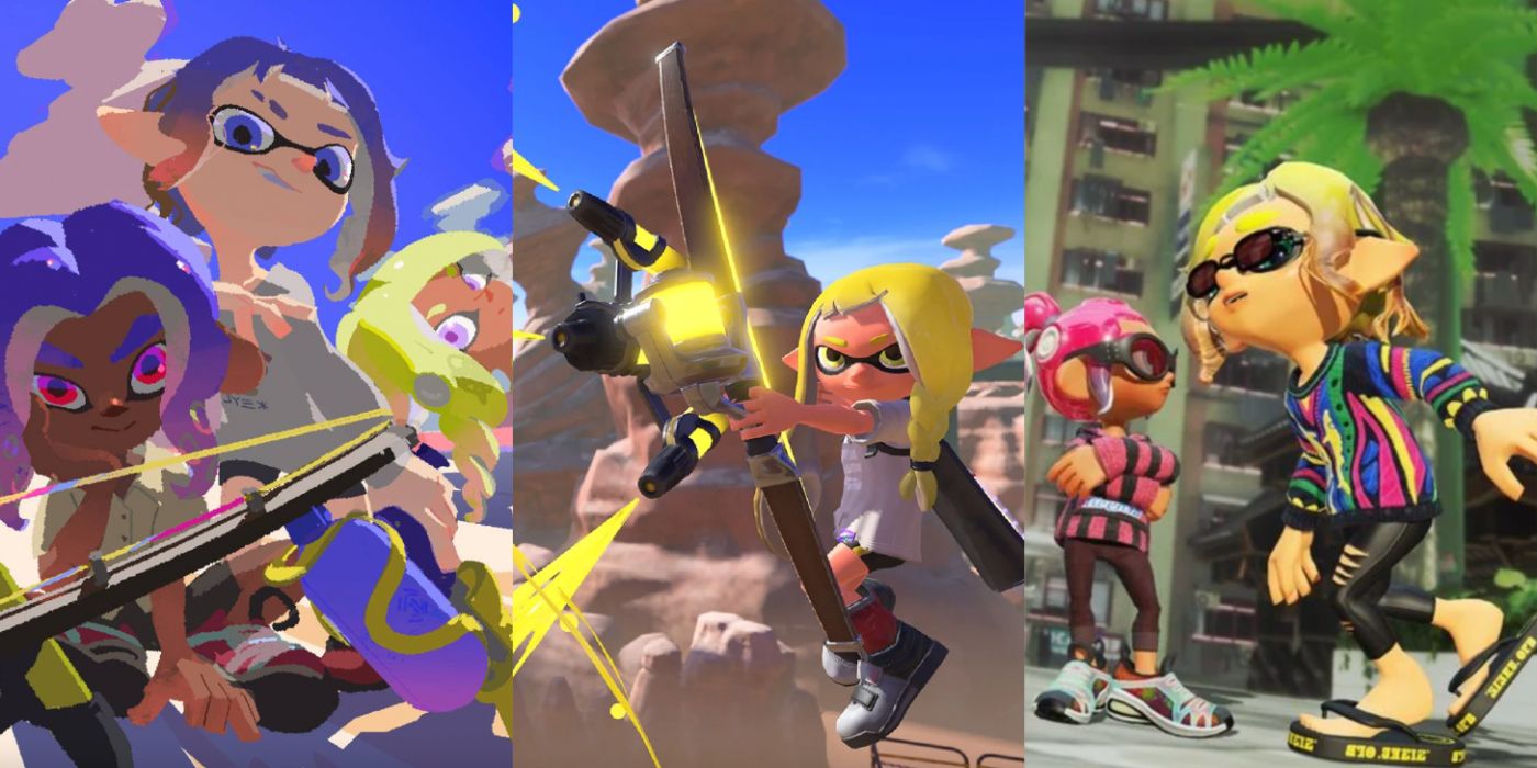 Splatoon 3 Excited Trio Header